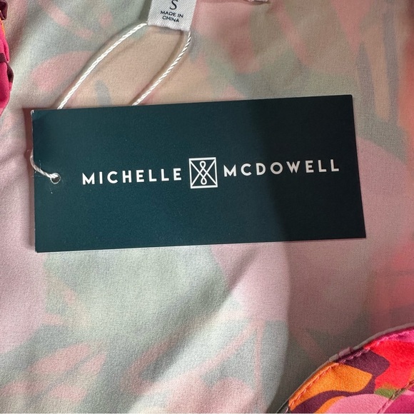 NWT Michelle McDowell Floral Boho Tiered Dress. Size Small - Picture 4 of 6